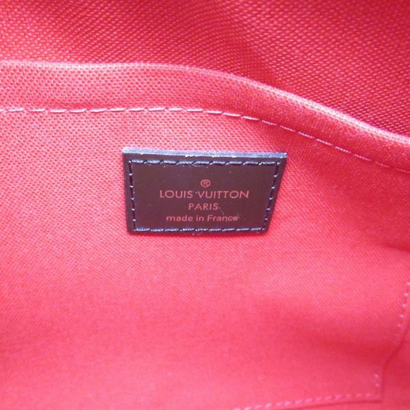 LOUIS VUITTON Thames PM Shoulder Bag N48180 Damier canvas Brown Ebene Used - Picture 11 of 12